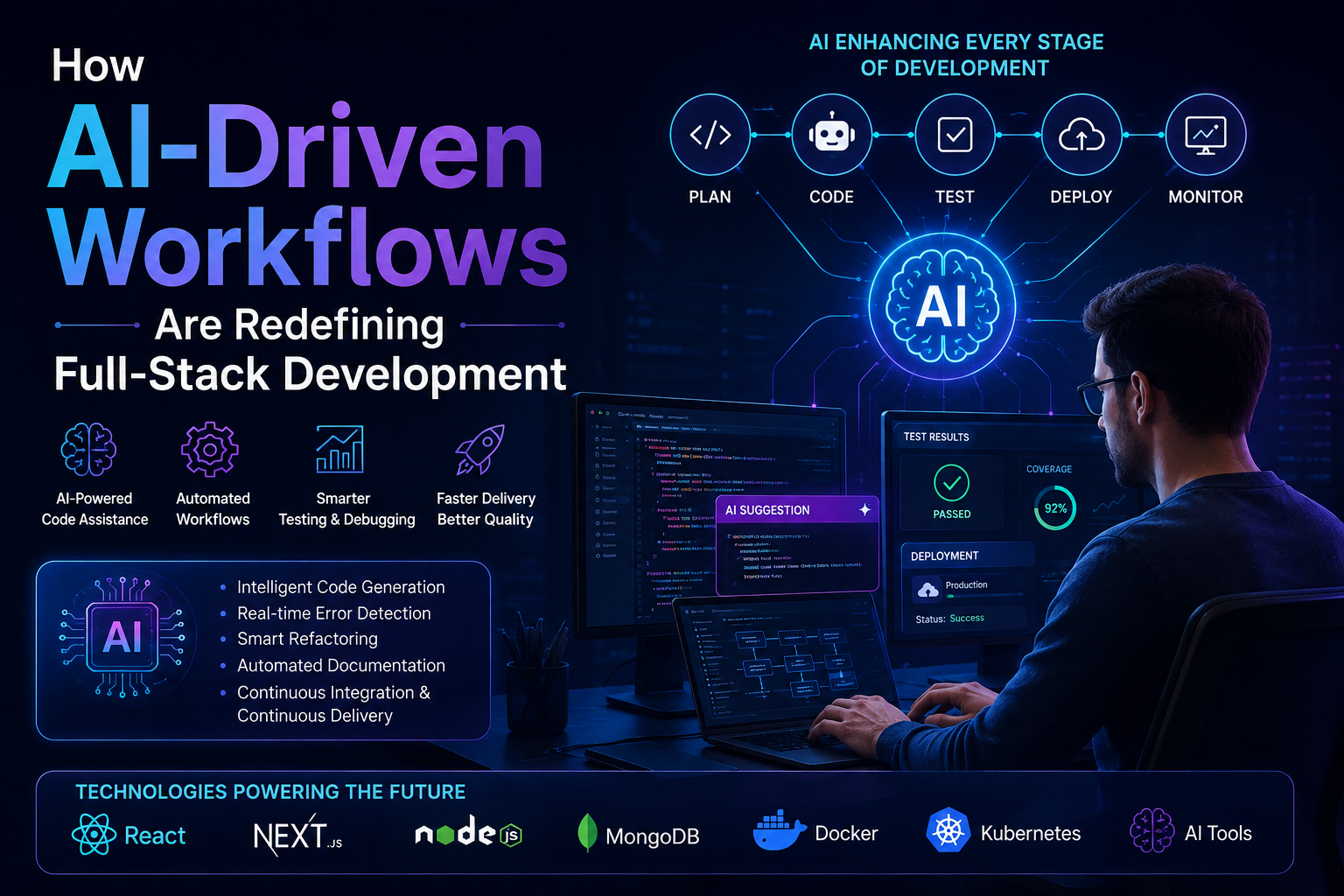 How AI-Driven Workflows Are Redefining Full-Stack Development.