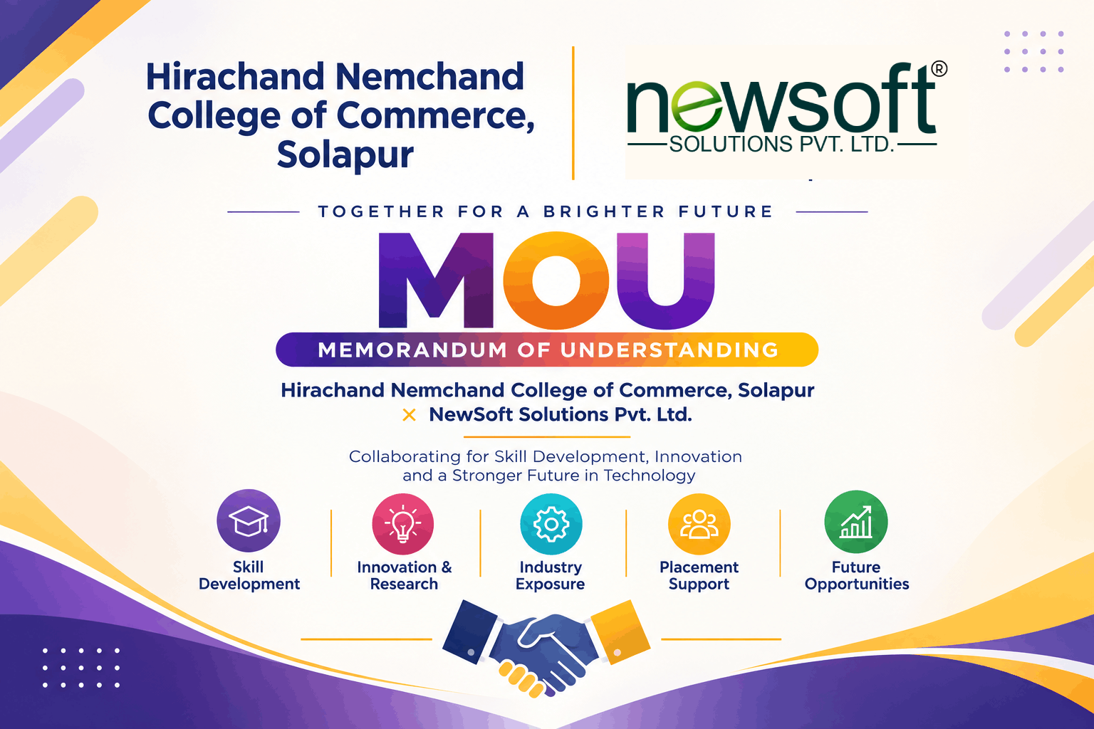 MOU Hirachnad Nemchand College